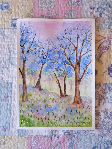 Bosque en primavera. von Lola López Girón, Malerei kaufen auf Singulart
