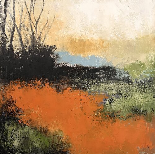 Chaleur de la terre van Olga Bléré, Schilderij te koop op Singulart