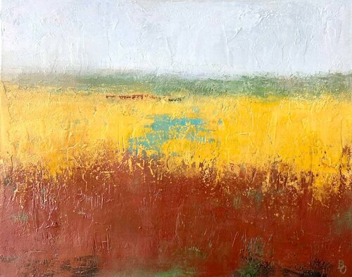 Respiration d'été van Olga Bléré, Schilderij te koop op Singulart