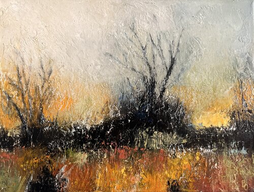 Les arbres se souviennent van Olga Bléré, Schilderij te koop op Singulart