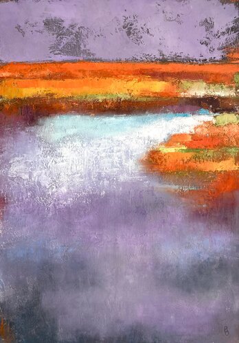 Silence de l'eau van Olga Bléré, Schilderij te koop op Singulart