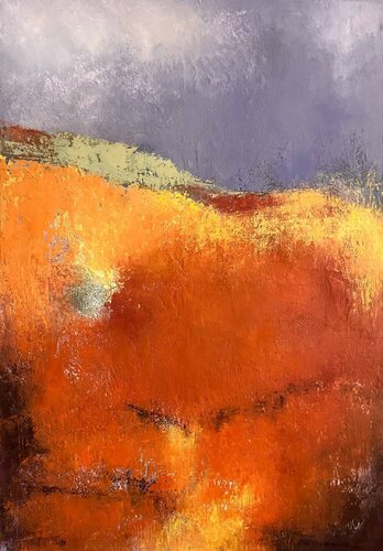 Horizons orange van Olga Bléré, Schilderij te koop op Singulart
