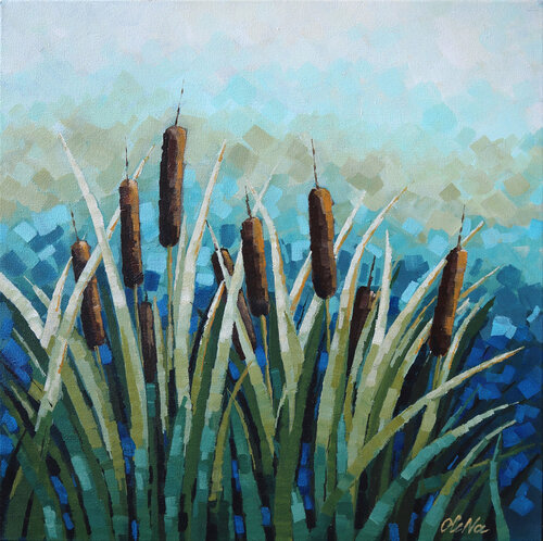 Reeds par Olena Nakonechna, Peinture en vente sur Singulart
