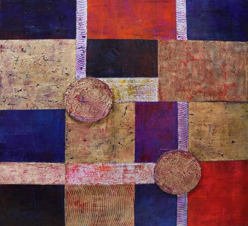 QUANTUM ENTANGLEMENT de Mascha Chelius, Pintura a la venta en Singulart