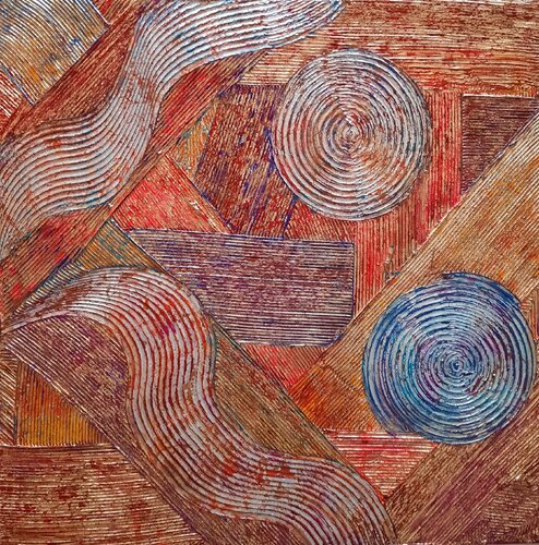 Over and Over van Mascha Chelius, Schilderij te koop op Singulart