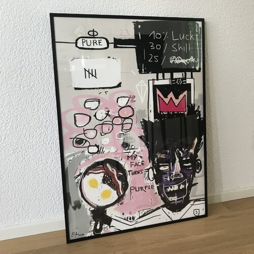 Purple Face by Stefan Bammert, 인쇄 for Sale on Singulart