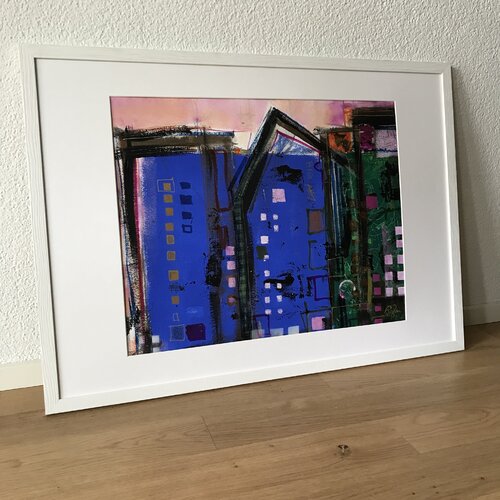 Blue House von Stefan Bammert, Malerei kaufen auf Singulart
