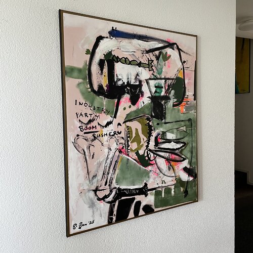 Industry Party Boom Rusher von Stefan Bammert, Malerei kaufen auf Singulart