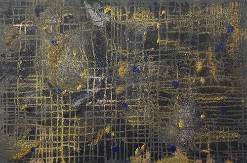 „Blue Magique“ di Christina Sachsen-Coburg und Gotha, Pittura in vendita su Singulart