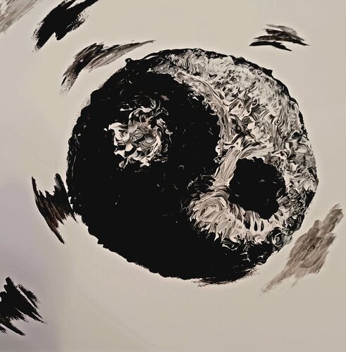 Black & White van Anggi Kristianti, Schilderij te koop op Singulart