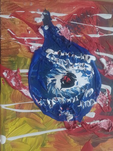 Third eye cycle di Anggi Kristianti, Pittura in vendita su Singulart