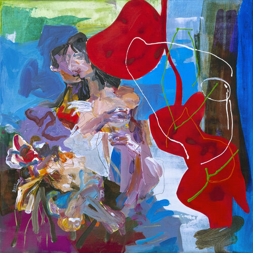 Memory of a Touch de Ehsan Arjmand, Pintura a la venta en Singulart