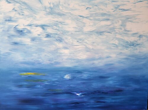 Ethereal Oil on Board 24 in. x 18 in. von ROBERT VENAFRO, Malerei kaufen auf Singulart