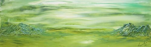 Whispers in Green van ROBERT VENAFRO, Schilderij te koop op Singulart