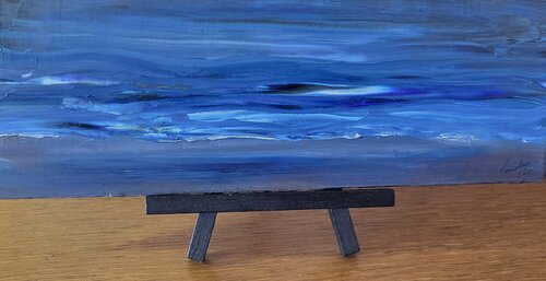 Blue Nocturne von ROBERT VENAFRO, Malerei kaufen auf Singulart