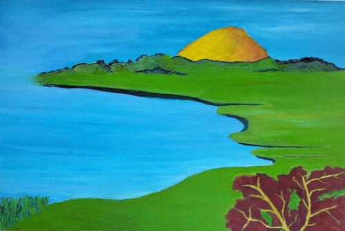 Nagisa (渚) Water’s Edge von ROBERT VENAFRO, Malerei kaufen auf Singulart