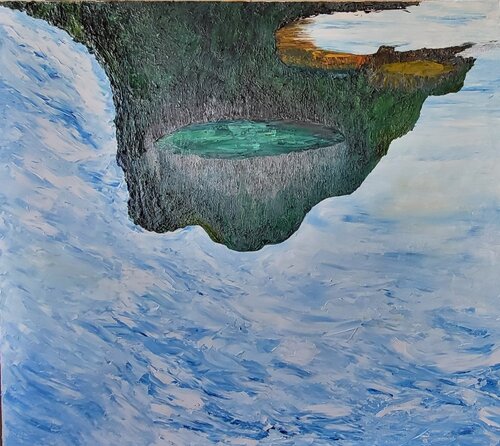 Beneath the Calm The Necessary Weight. von ROBERT VENAFRO, Malerei kaufen auf Singulart