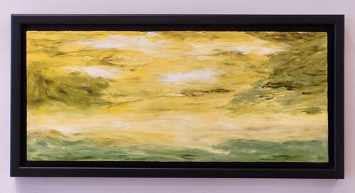 Held in Yellow Light by ROBERT VENAFRO, Painting for Sale on Singulart