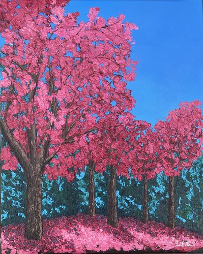 Glorious Pink van Lisett Llorens, Schilderij te koop op Singulart