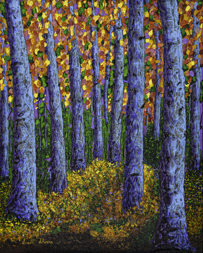 Walking in the Forest van Lisett Llorens, Schilderij te koop op Singulart