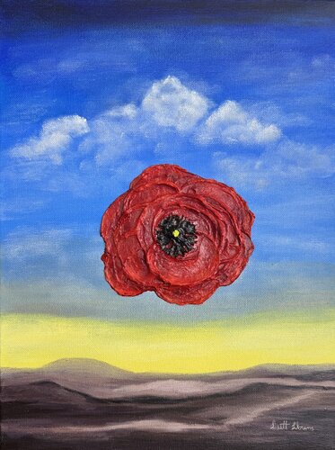 Poppy Reflections van Lisett Llorens, Schilderij te koop op Singulart