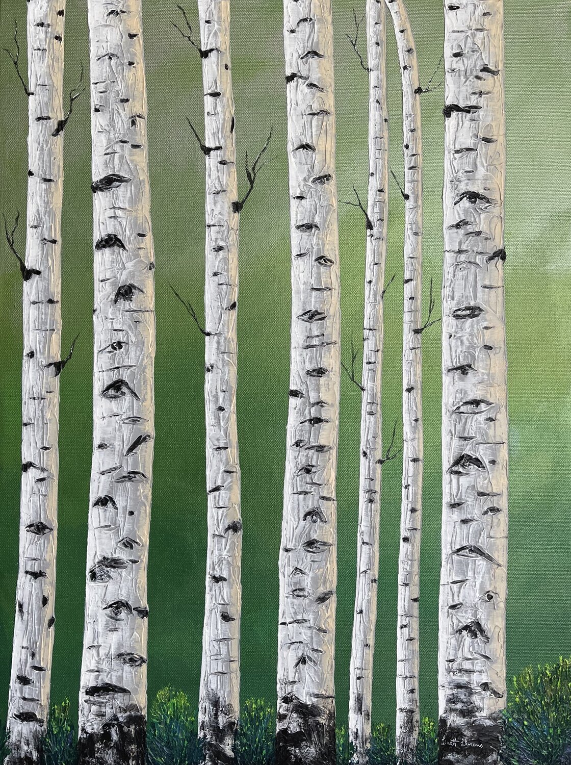 Late Afternoon in Emerald and Silver Lisett Llorens