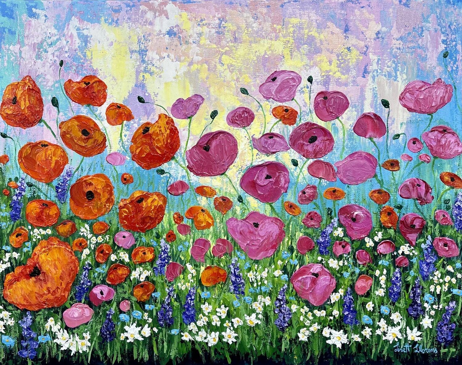 Happy Poppies Lisett Llorens