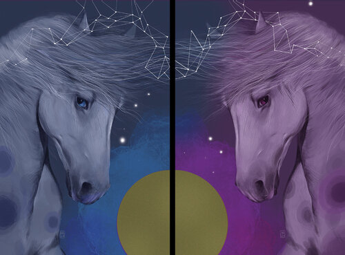 Our Connection. diptych Natalia Nik