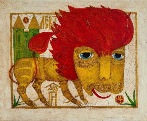 Lion by Vyacheslav Gayun, Painting for Sale on Singulart