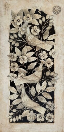 Three birds par Vyacheslav Gayun, Peinture en vente sur Singulart