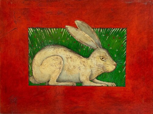 Rabbit de Vyacheslav Gayun, Pintura a la venta en Singulart