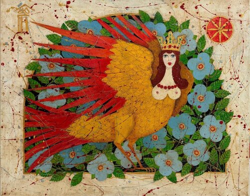 Sirin Bird de Vyacheslav Gayun, Pintura a la venta en Singulart