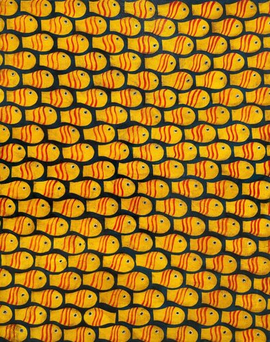 Fishes par Vyacheslav Gayun, Peinture en vente sur Singulart