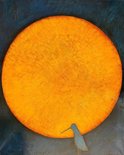 Moon and blue sky van Vyacheslav Gayun, Schilderij te koop op Singulart