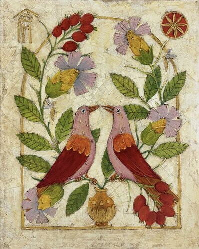 Doves love par Vyacheslav Gayun, Peinture en vente sur Singulart
