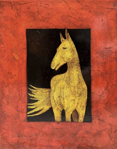 Horse di Vyacheslav Gayun, Pittura in vendita su Singulart
