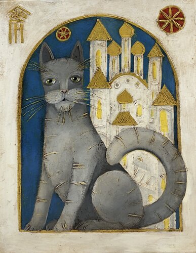 Cat von Vyacheslav Gayun, Malerei kaufen auf Singulart