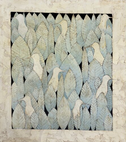 Birds in the forest von Vyacheslav Gayun, Malerei kaufen auf Singulart