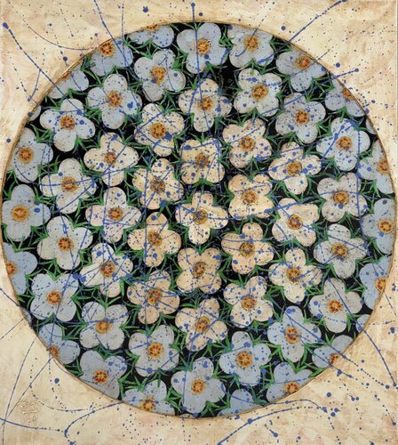 Flower meadow par Vyacheslav Gayun, Peinture en vente sur Singulart