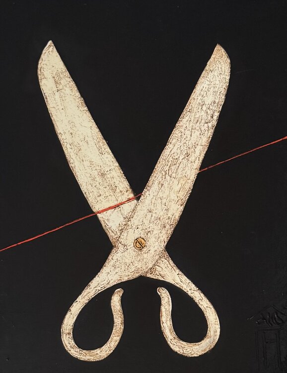 Thread and scissors Vyacheslav Gayun