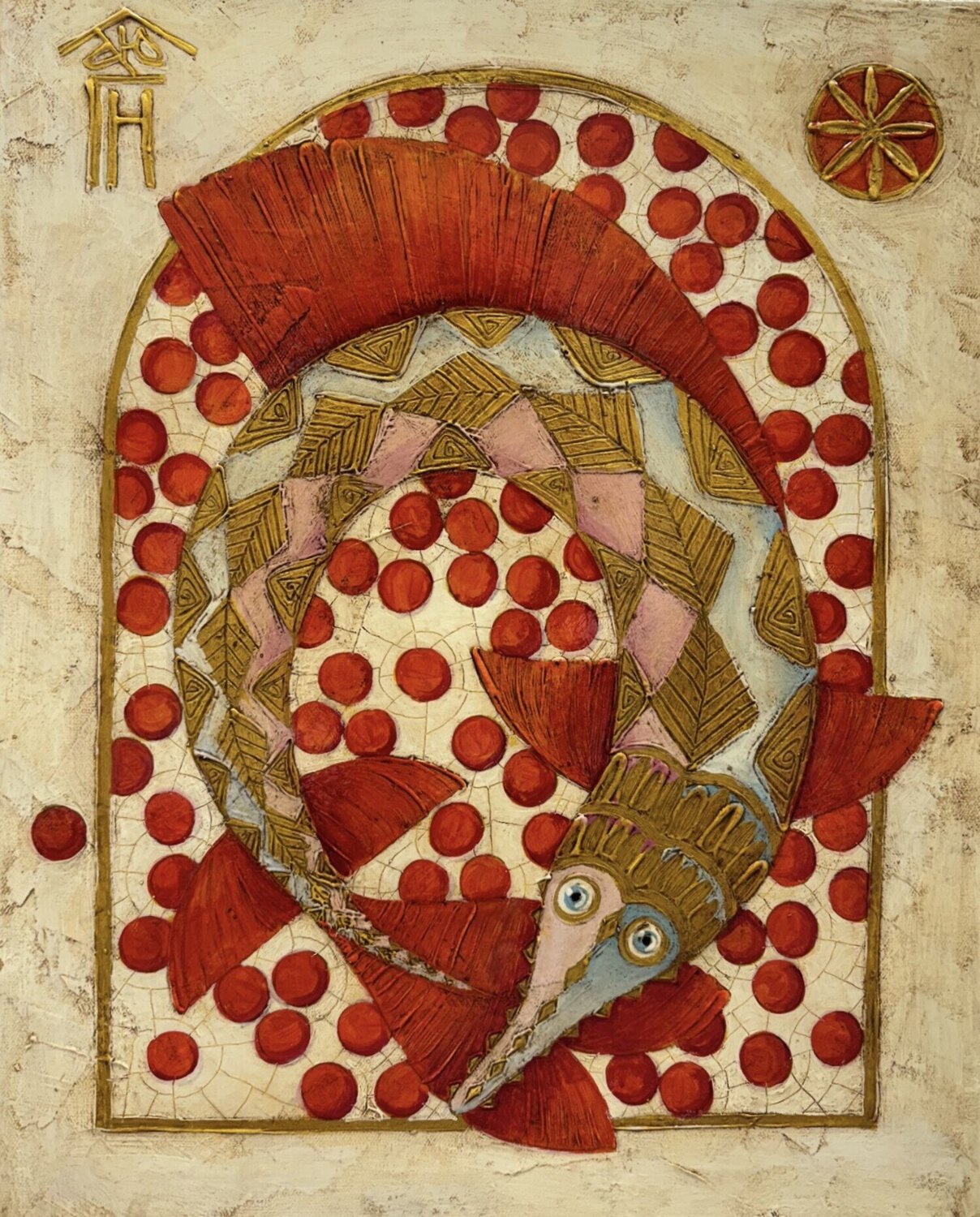 Queen of fishes Vyacheslav Gayun Originalgemälde zu verkaufen