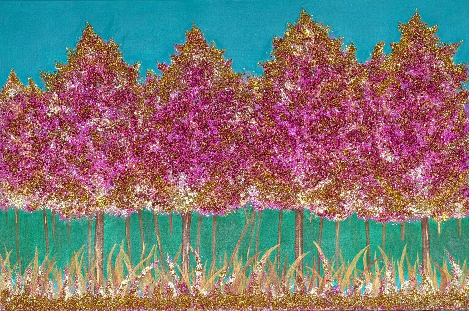 Enchanted Glitterwood Joyce Tan Origineel schilderij te koop
