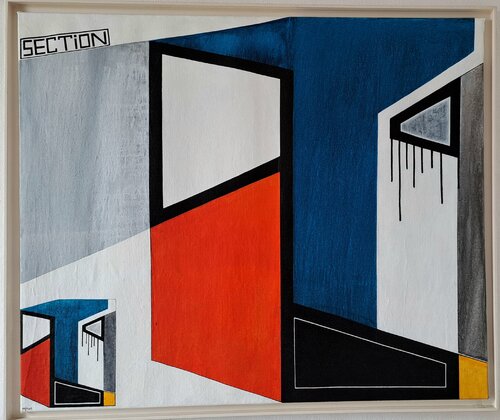 SECTION di Pejman Ebadi, Pittura in vendita su Singulart