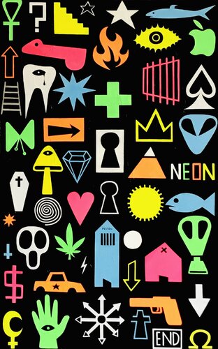 NEON 2 di Pejman Ebadi, Pittura in vendita su Singulart