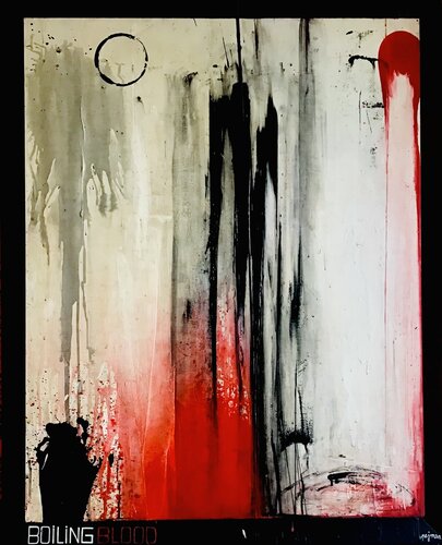 BOILING BLOOD van Pejman Ebadi, Schilderij te koop op Singulart