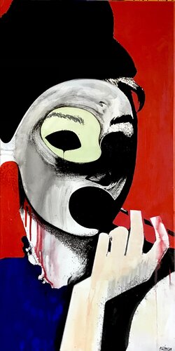MASCARA van Pejman Ebadi, Schilderij te koop op Singulart