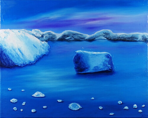 Arctic 3 van Doreen Gehrke, Schilderij te koop op Singulart