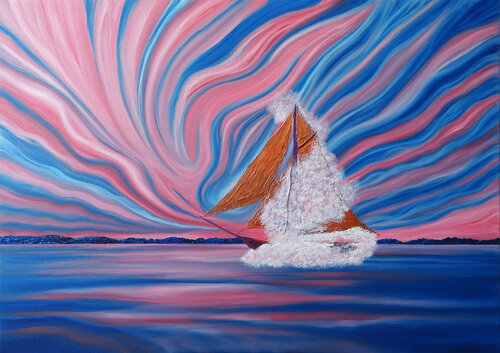 Sails 2 von Doreen Gehrke, Malerei kaufen auf Singulart