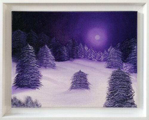 Purple Forest von Doreen Gehrke, Malerei kaufen auf Singulart