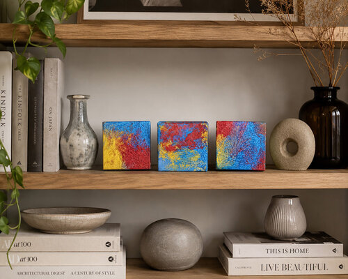 Colored Cubes 1 de Doreen Gehrke, Pintura a la venta en Singulart